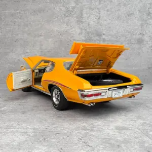 1971 GTO Judge Model Diecast 1:18 Yellow 11 Sd7662d23db61482686342fa39baf219fO
