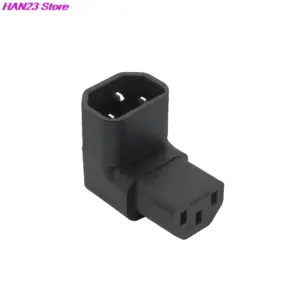 Black 10A 250V IEC Connector with USB Ports