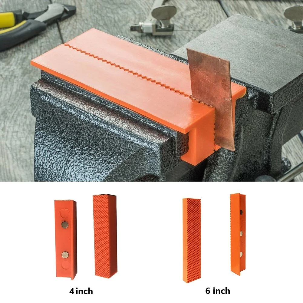 Magnetic Vise Jaw Pads for Workshop Safety 2 Magnetic Vise Jaw Pads for Workshop Safety - Image 2