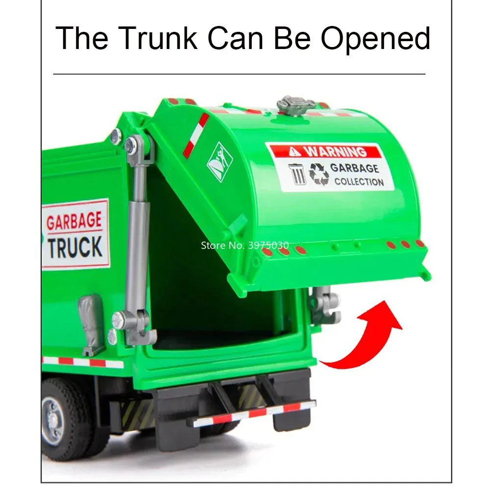 1:32 Scale Garbage Collection Truck Model 4 1:32 Scale Garbage Collection Truck Model - Image 4