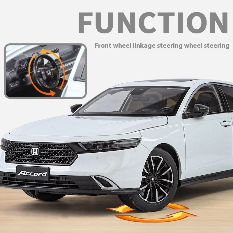 White 1:18 Honda Accord Diecast Model 4 White 1:18 Honda Accord Diecast Model - Image 4