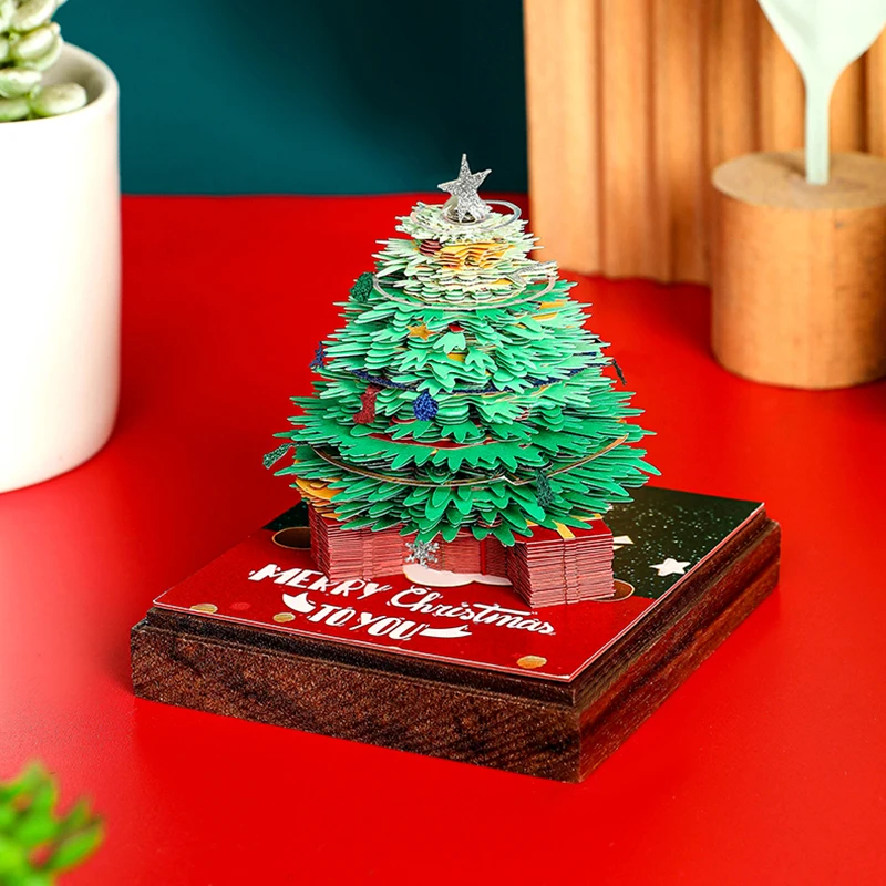 Festive 3D Christmas Tree Paper Model Calendar 2 Festive 3D Christmas Tree Paper Model Calendar - Image 2