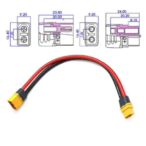 XT Series Extension Cable for Model Aircraft 11 Sd7a60f3cb0654740a99592e25825052dJ
