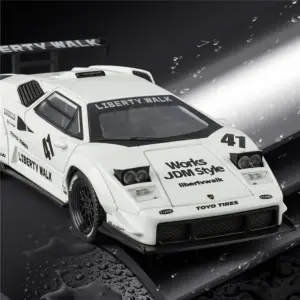 Red 1:32 Diecast Sports Car Model 10 Sd7c6488c0d154b14895554db3bd5a591O