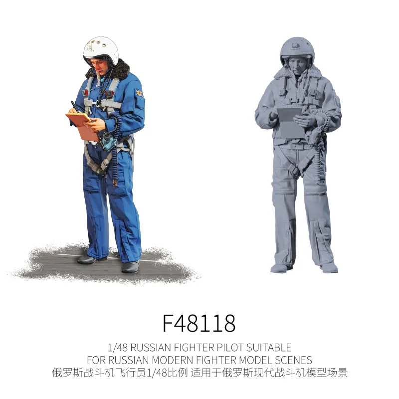 Russian Fighter Pilot 1/48 Resin Model 7 Russian Fighter Pilot 1/48 Resin Model - Image 7