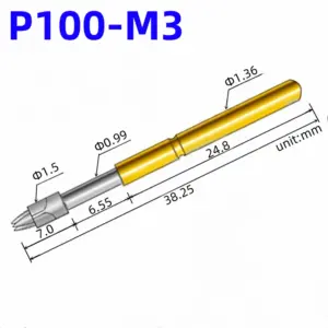 Spring Test Probes P100-M3 Set of 20 or 100 8 Sd7d8776296de45099c21a611809d53bfd