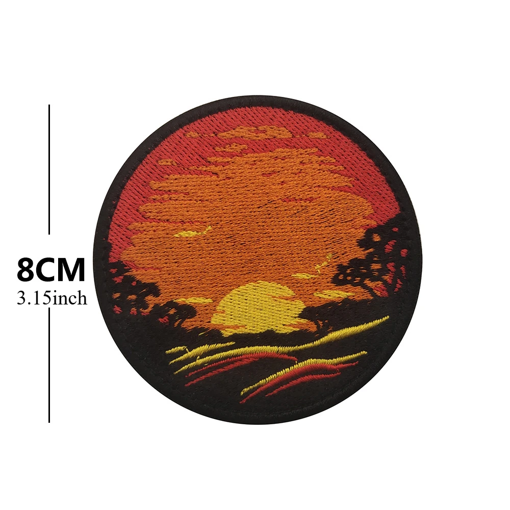 Wolf Howling Embroidered Patch for Outdoor Gear 5 Wolf Howling Embroidered Patch for Outdoor Gear - Image 5