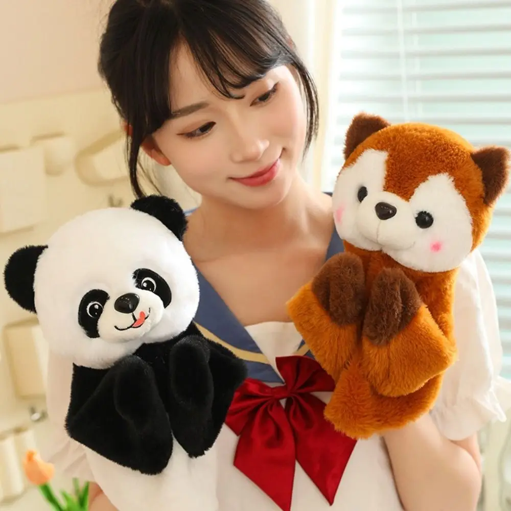 Plush Husky Hand Puppet with Vocal Features 2 Plush Husky Hand Puppet with Vocal Features - Image 2