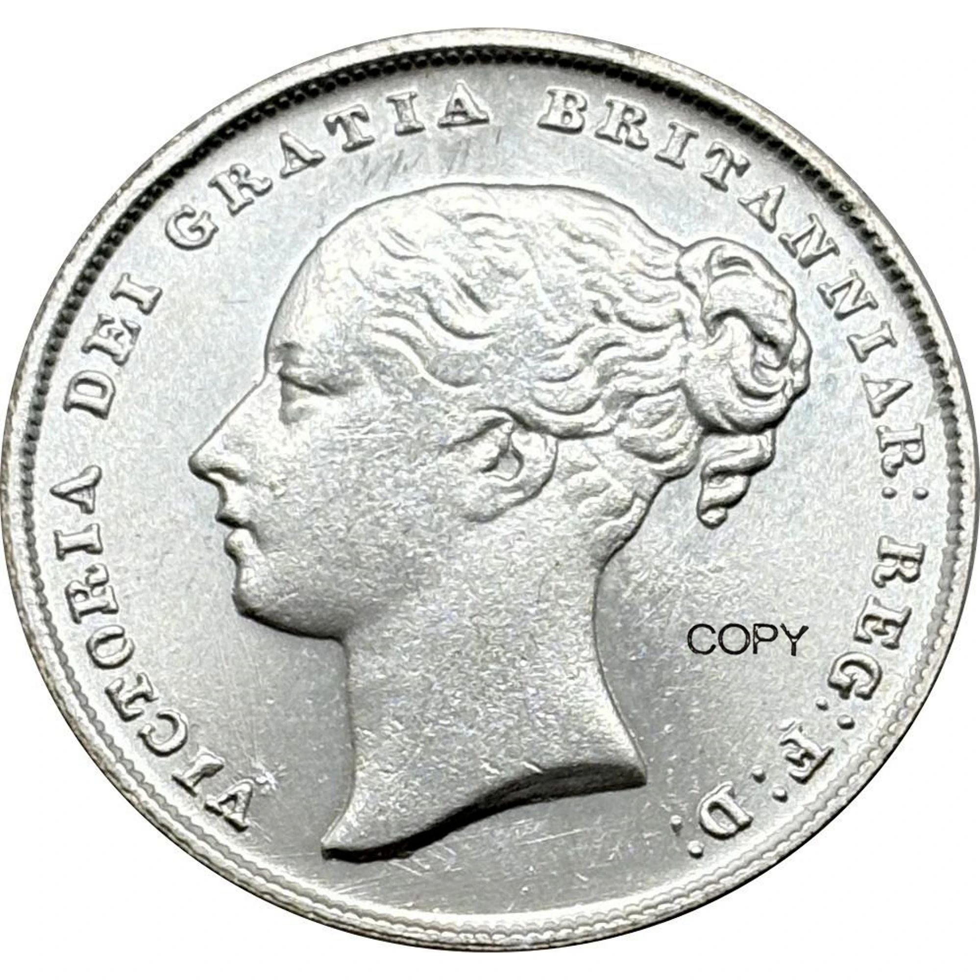 Vintage Queen Victoria Coin Replica 25mm 5 Vintage Queen Victoria Coin Replica 25mm - Image 5