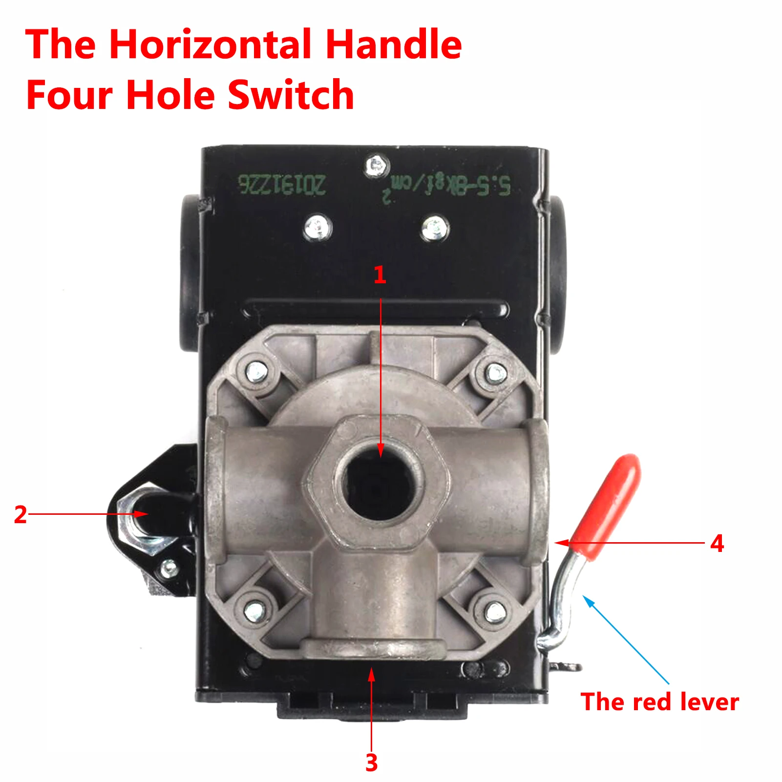 Black Pressure Switch for Compressors 95-125 PSI 4 Black Pressure Switch for Compressors 95-125 PSI - Image 4
