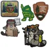 Outdoor Nature Scene Embroidery Patch 3-5 cm