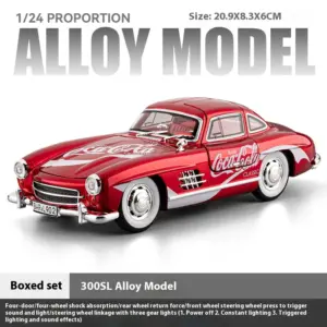 Mercedes-Benz 300SL Coke Edition Diecast Model 14 Sd8411f016ee742d4b4f98fb9818735af0