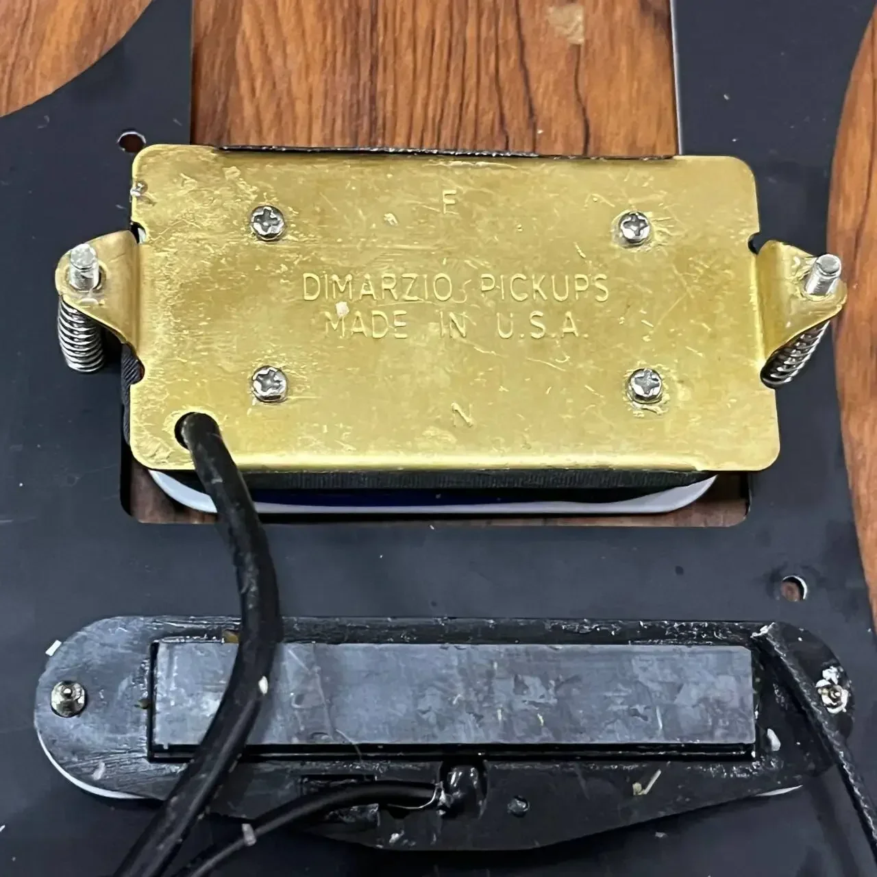 Black HSH Pickguard Set for Strat-Style Guitars 6 Black HSH Pickguard Set for Strat-Style Guitars - Image 6