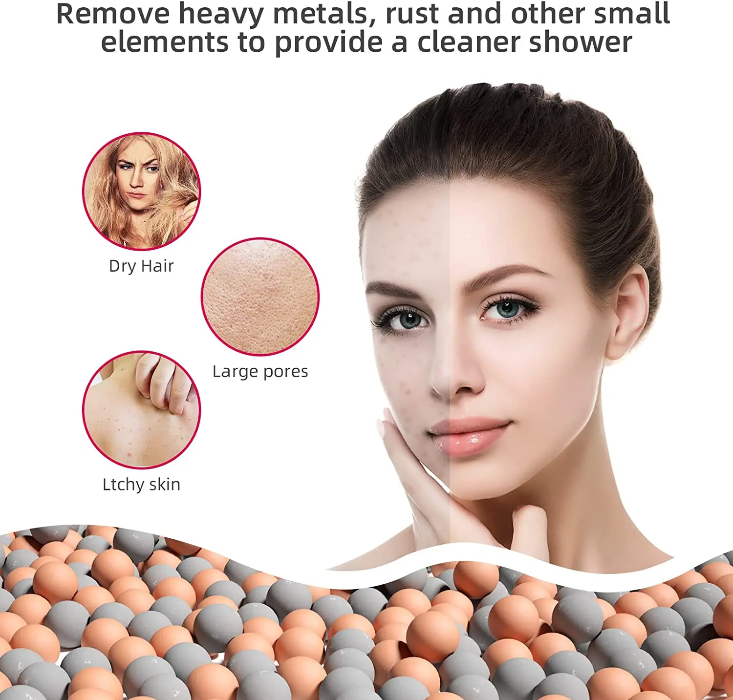 Modern Mineral Filter Shower Head with 3 Modes 4 Modern Mineral Filter Shower Head with 3 Modes - Image 4