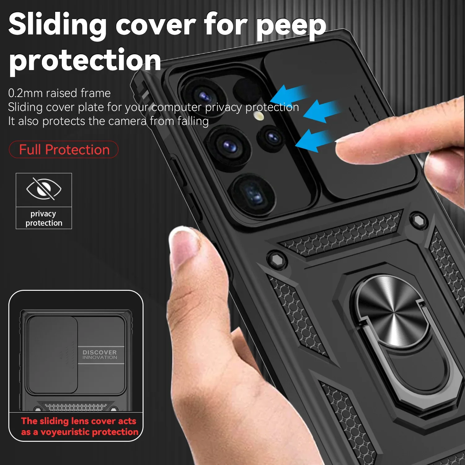 Rugged Samsung Galaxy S24 Case with Ring 3 Rugged Samsung Galaxy S24 Case with Ring - Image 3