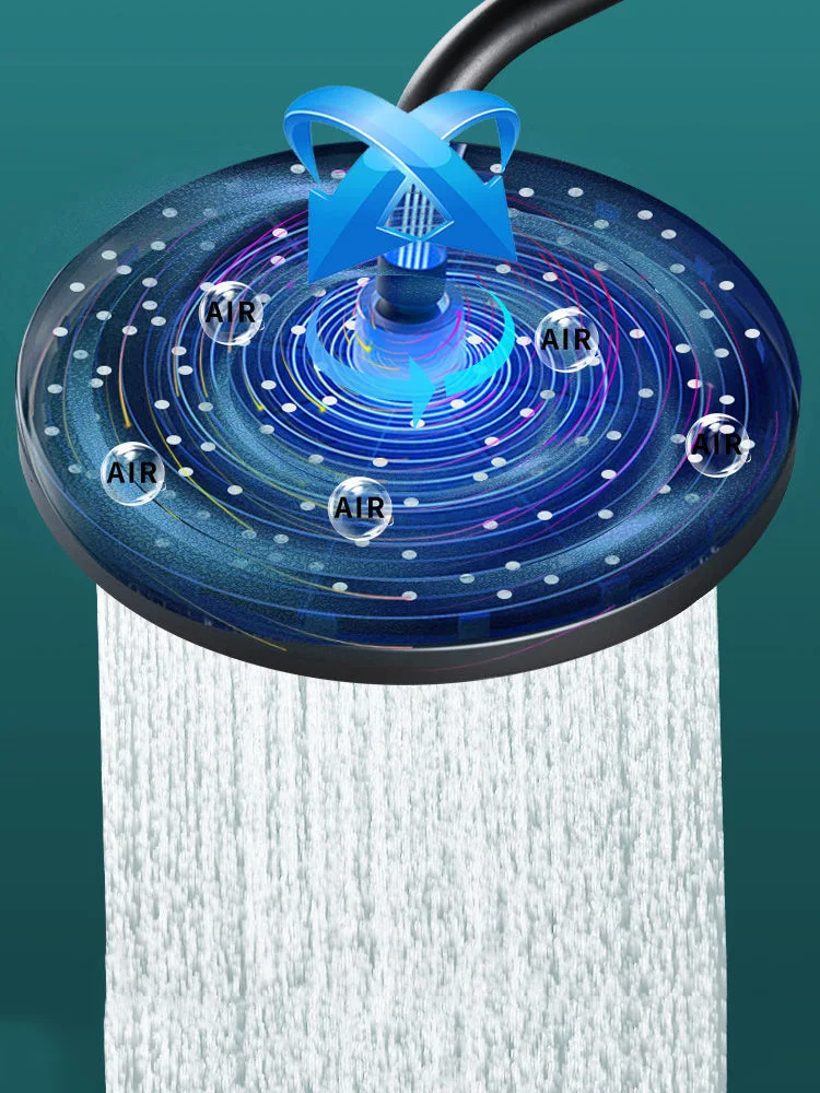 10-Inch Black Rainfall Ceiling Shower Head 4 10-Inch Black Rainfall Ceiling Shower Head - Image 4