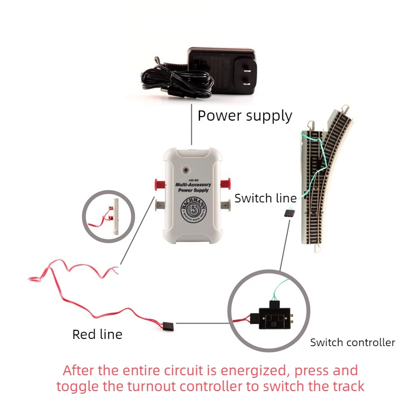 HO/N Model Train Power Supply 16V 1A Compact Bench 4 HO/N Model Train Power Supply 16V 1A Compact Bench - Image 4