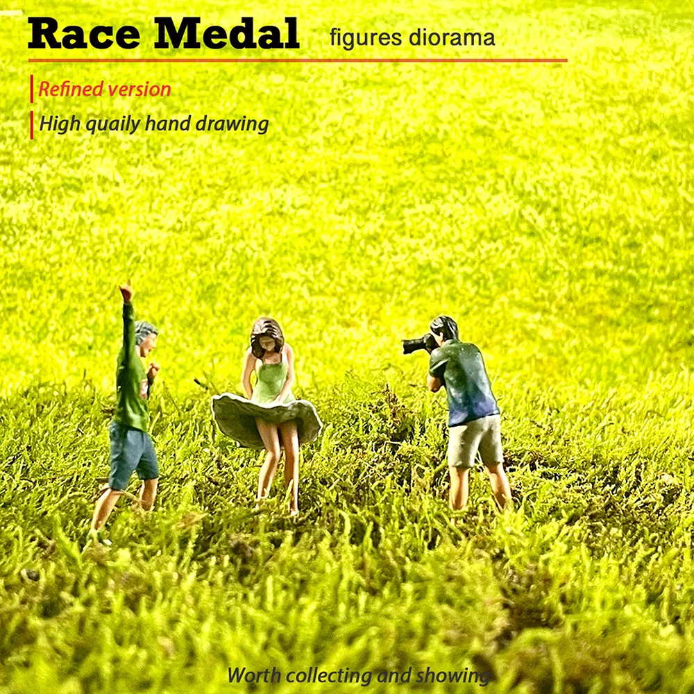 Miniature Female & Male Figurines for Dioramas 2 Miniature Female & Male Figurines for Dioramas - Image 2