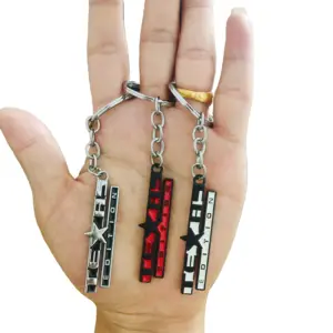 Bold 3D Metal Keychain with Star Accent 14 Sd89c8c2f86af4fbdadc1cb603e978ab2l