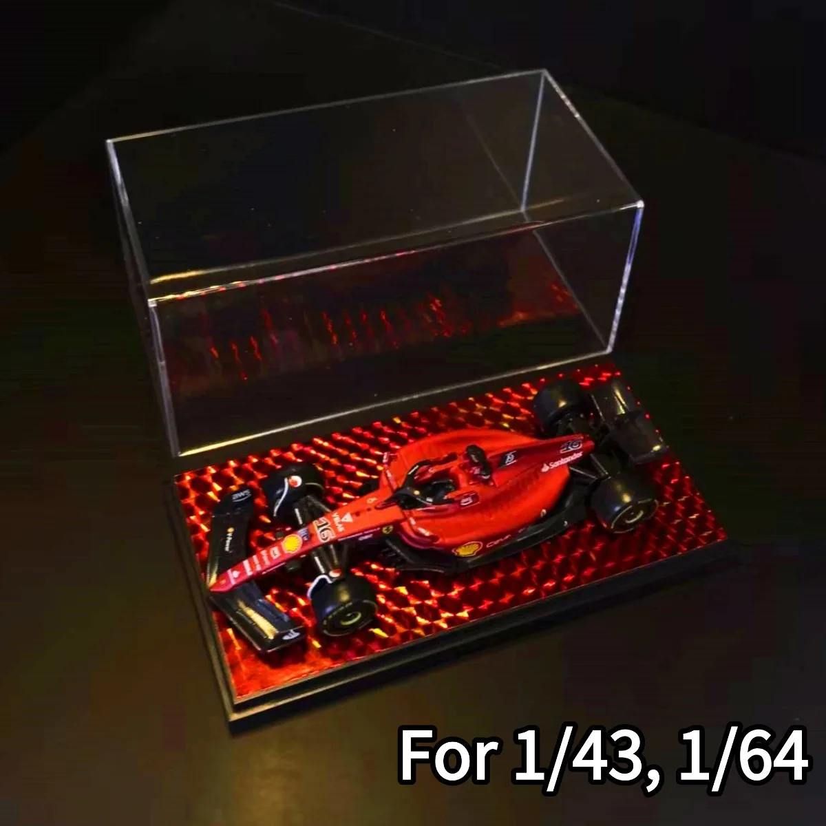 Acrylic Miniature Car Display Case 5.8" x 2.8" 2 Acrylic Miniature Car Display Case 5.8" x 2.8" - Image 2