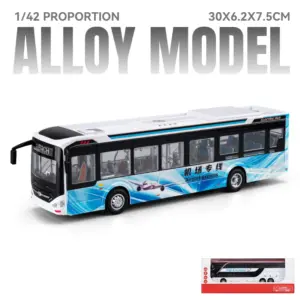 Modern City Bus Diecast Model 1:42 Scale 17 Sd8b6609efeb043b18c451c3de327ac56D