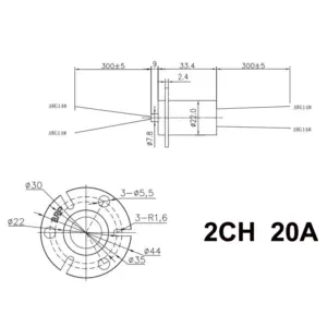 22mm Conductive Slip Ring for Industrial Use 11 Sd8cdf9b02e2c4b4f9005b6203f143d22E