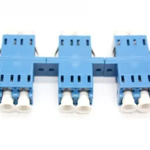 Blue LC-LC Duplex Fiber Optic Flange Adapter 9 Sd8d3836ab4f14086b2a52cd565c936cbl