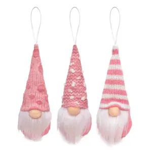 Festive Faceless Gnome Ornaments Set of 3 11 Sd9134ed8dbe640c5bcce6a0dd377908fM