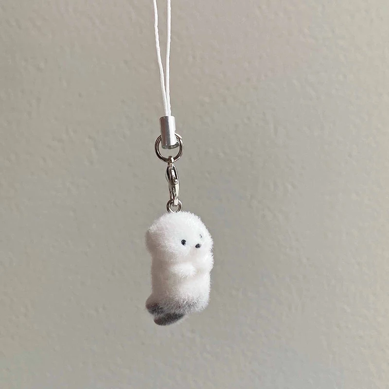 Cute 4cm Plush Sea Otter Keychain 7 Cute 4cm Plush Sea Otter Keychain - Image 7