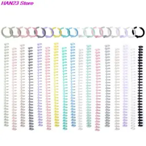 Vibrant Plastic Loose-Leaf Binding Rings Set 12 Sd92576ee05404f599e367cbb1980578fy