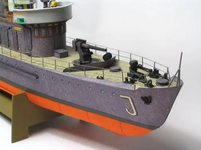 Polish Swallow Paper Model 1/100 Scale 5 Polish Swallow Paper Model 1/100 Scale - Image 5