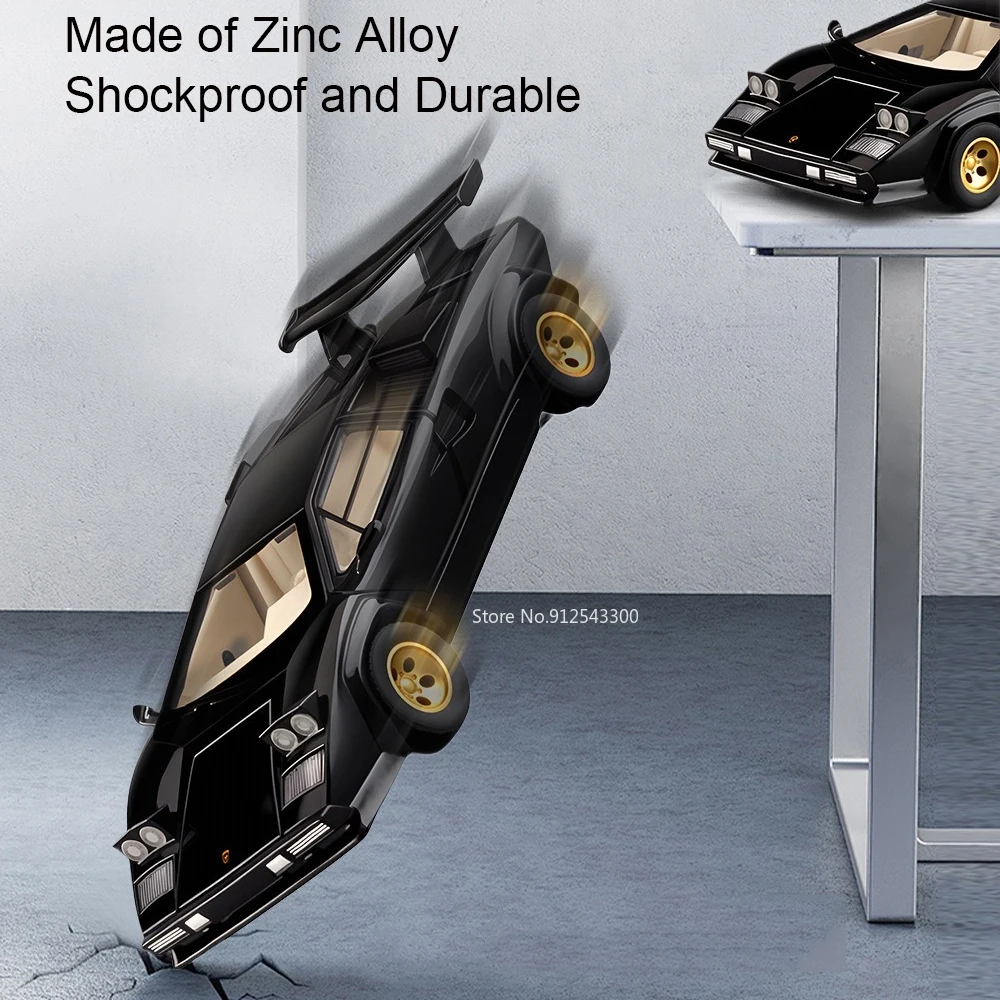 Yellow Supercar Model 1:24 Scale with Sound 3 Yellow Supercar Model 1:24 Scale with Sound - Image 3