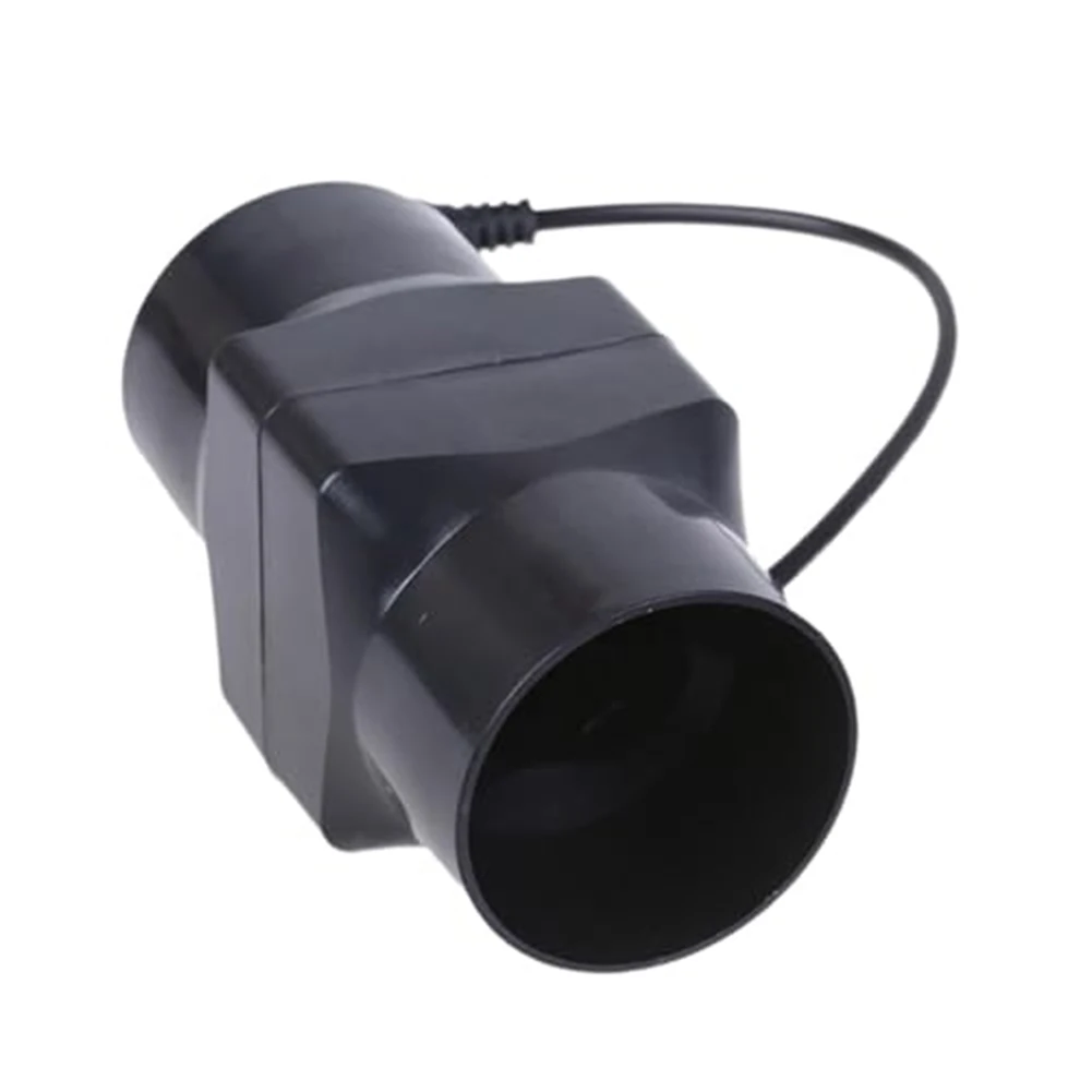 Black Inline Duct Fan 88m³/h for Ventilation 3 Black Inline Duct Fan 88m³/h for Ventilation - Image 3