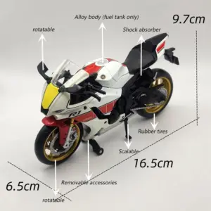 Yamaha YZF-R1M 1:12 Scale Motorcycle Model 11 Sd97c94e76ce14db3af4035bf1305f941a