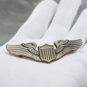 Aviation Wings Pin with Shield Emblem 9 Sd98fe5c2dfa04c19b143bb6d272b5a7dp