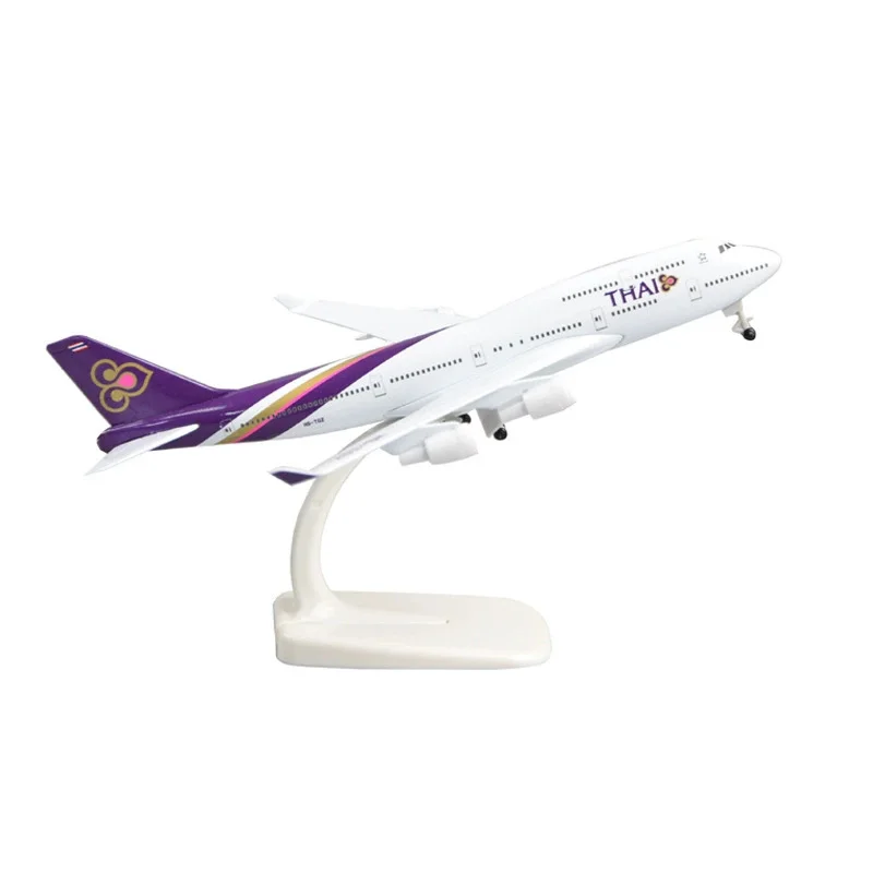 B747 Thai Airways Diecast Aircraft Model - 20cm 6 B747 Thai Airways Diecast Aircraft Model - 20cm - Image 6