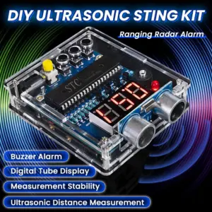 DIY Ultrasonic Ranging Electronic Kit with Digital Display