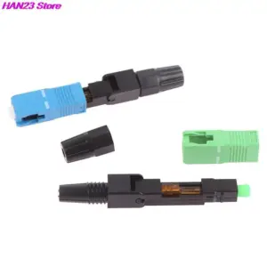 Fiber Optic Connector Set for FTTH Networks
