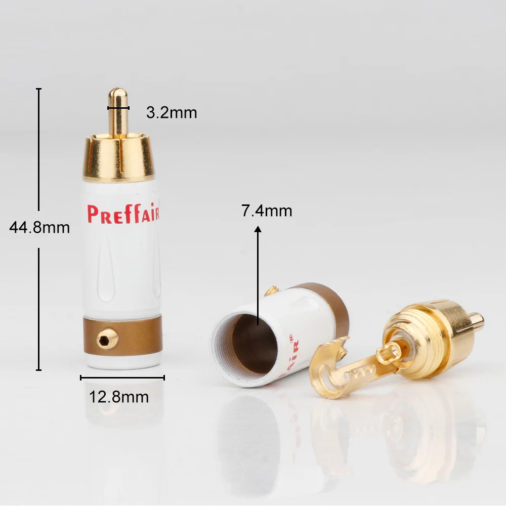 Gold-Plated RCA Connector Set for Audio-Video 4 Gold-Plated RCA Connector Set for Audio-Video - Image 4