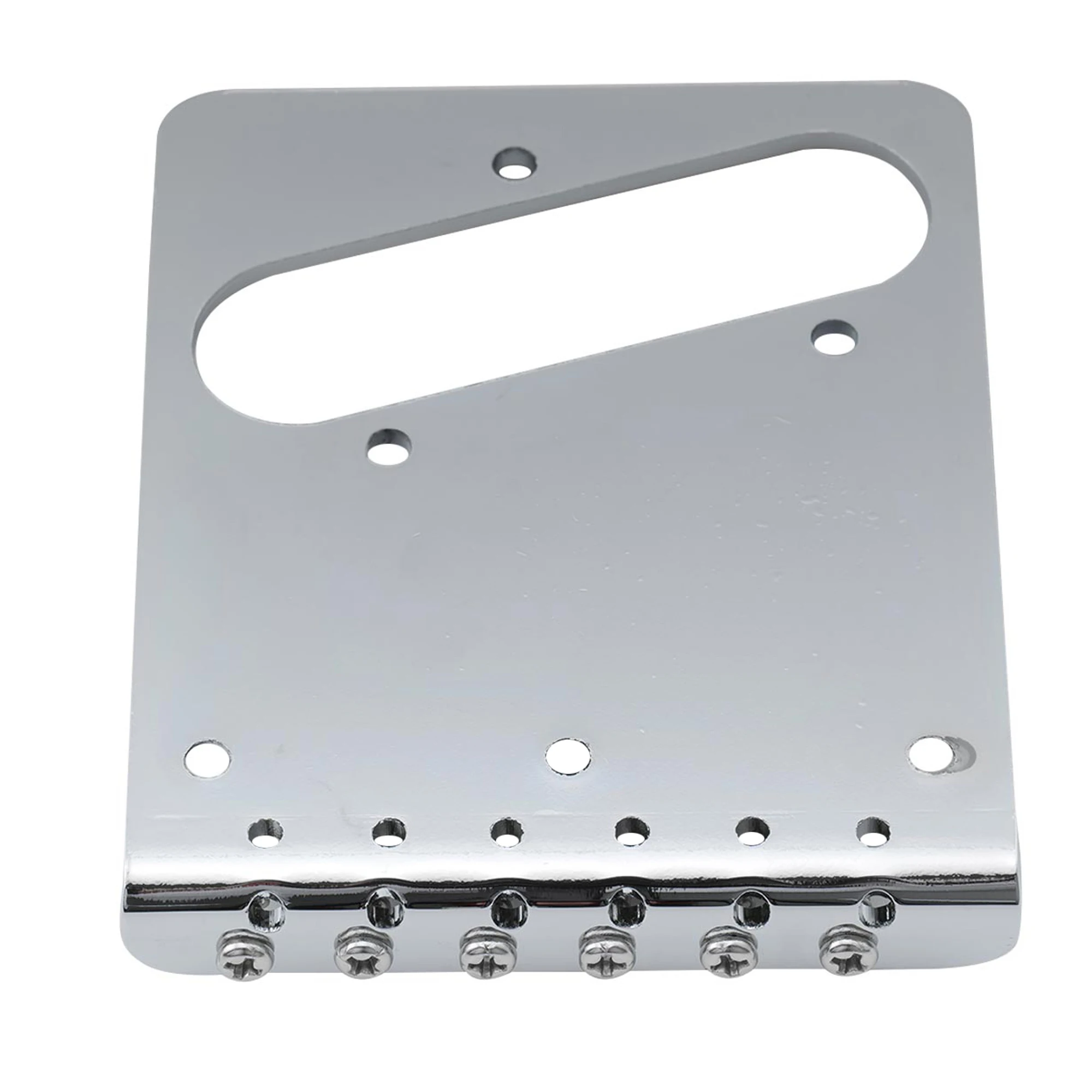 Musiclily Pro 54mm Tele Guitar Bridge with Brass Saddles 3 Musiclily Pro 54mm Tele Guitar Bridge with Brass Saddles - Image 3