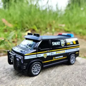 Realistic SWAT Police Van Model for Collectors