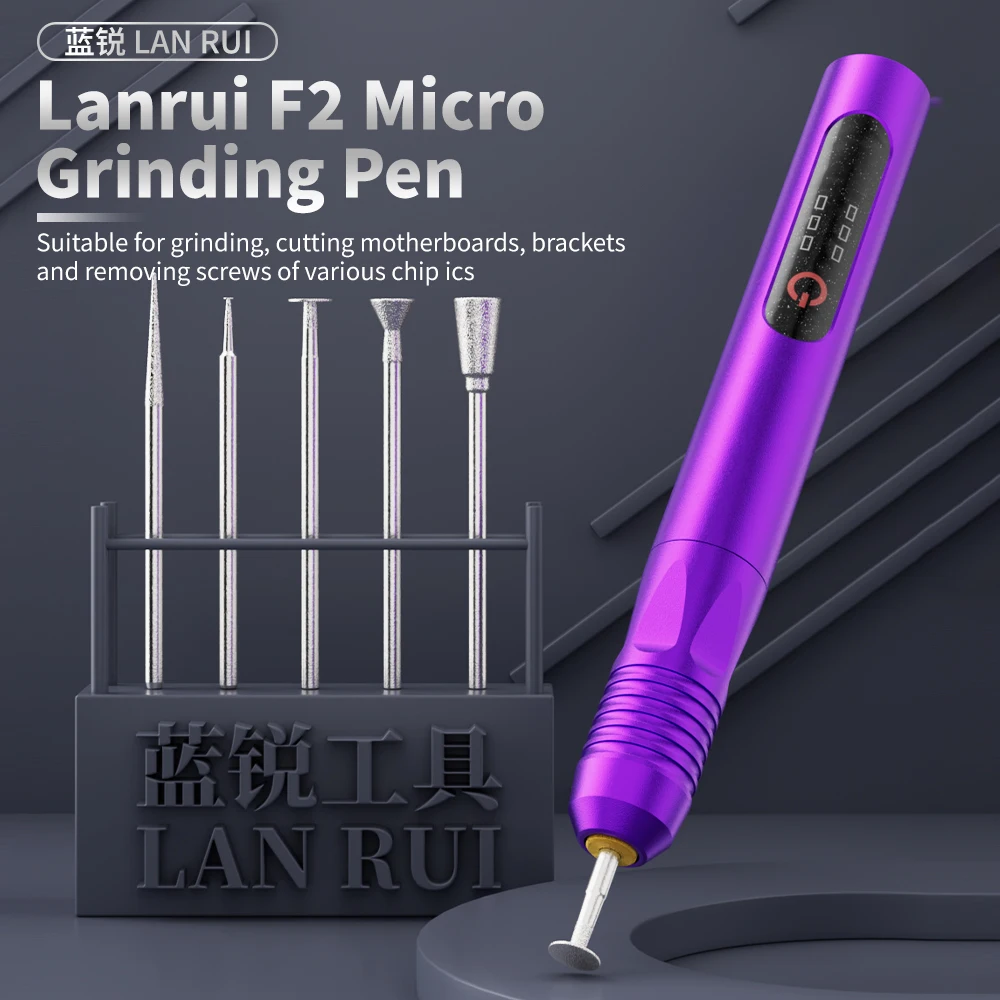 Purple Micro Grinding Pen for Electronics 6 Purple Micro Grinding Pen for Electronics - Image 6