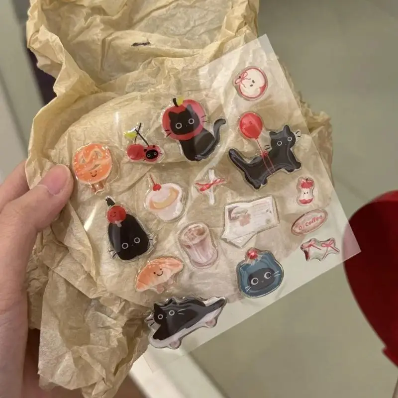 Black Cat Decal Sheet for DIY Decor 3 Black Cat Decal Sheet for DIY Decor - Image 3