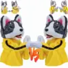 Plush Husky Hand Puppet with Vocal Features
