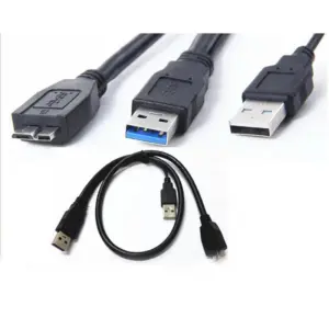 USB 3.0 Hard Drive Power & Data Cable 50cm 9 Sda44dd37dbb9421f8c86e26f55e5f59fH