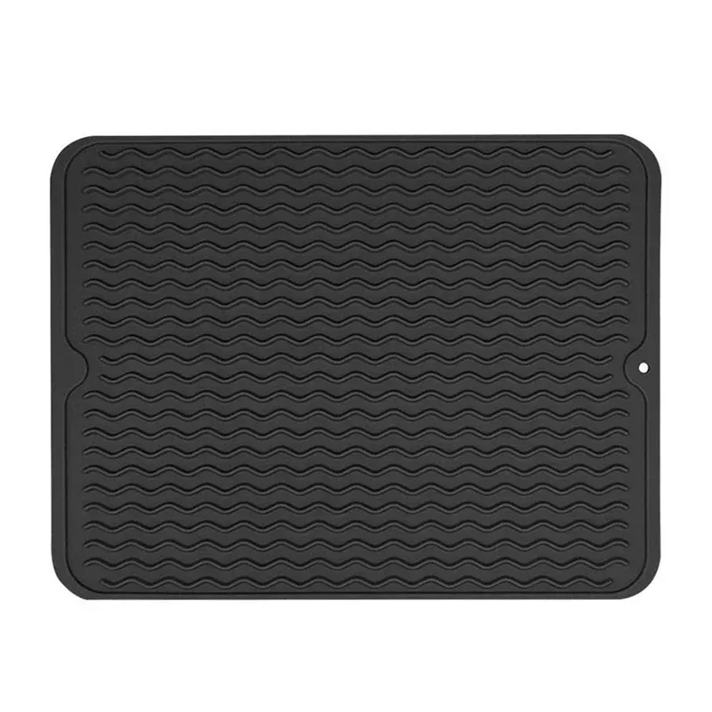 Silicone Drying Mat 20"x16" with Ripple Pattern 8 Silicone Drying Mat 20"x16" with Ripple Pattern - Image 8