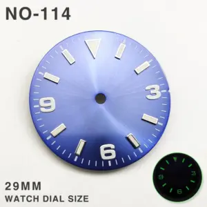 29mm Green Luminous Watch Dial for Seiko 2813, 8215 12 Sda6d20fdaa7842299ba68e062b18b53aU