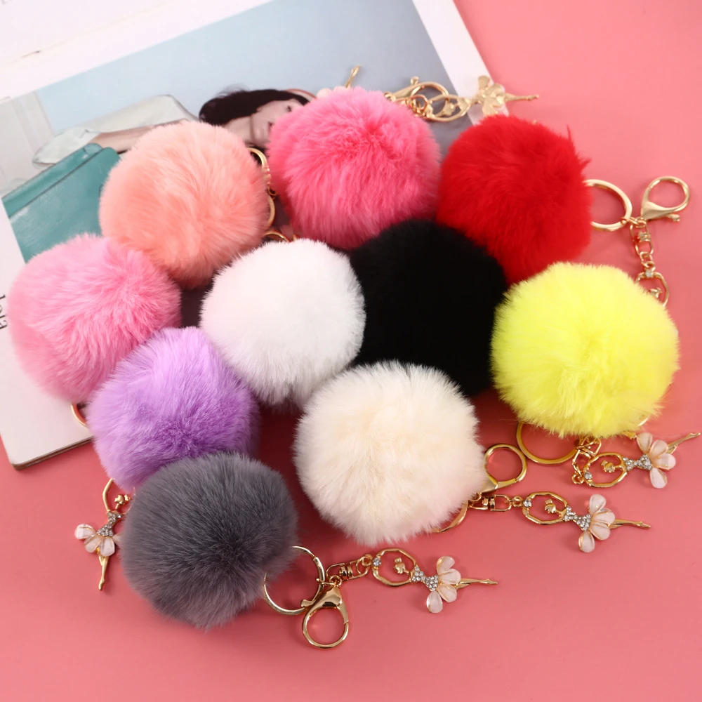 Rhinestone Ballerina Keychain for Women 6 Rhinestone Ballerina Keychain for Women - Image 6