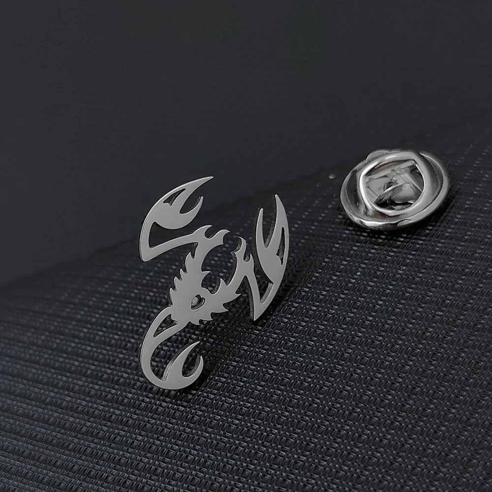 Edgy Alloy Scorpion Brooch for Men & Women 4 Edgy Alloy Scorpion Brooch for Men & Women - Image 4