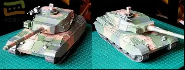 MX-32 Military Tank Paper Model Kit 2 MX-32 Military Tank Paper Model Kit - Image 2